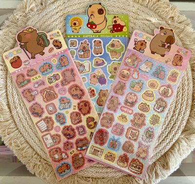 Stickers CAPIBARA Holográficos 