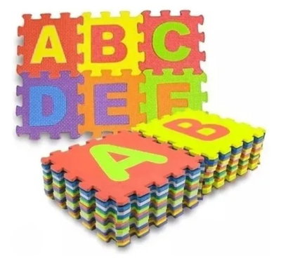 ALFOMBRA ALTIVUELCOS Rompecabezas GOMA EVA X 26 UNIDADES ABECEDARIO CON LETRAS DEMOSTABLES