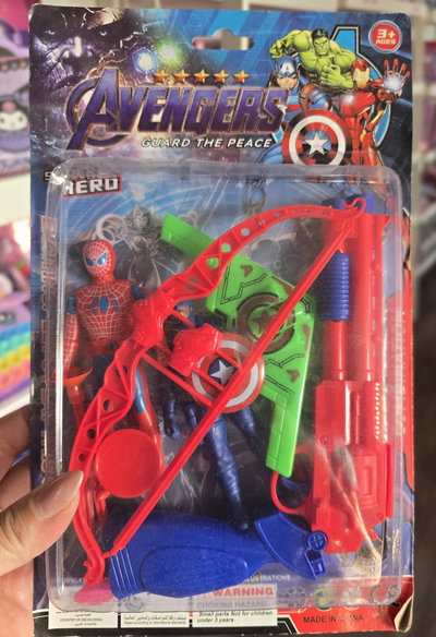 Set avengers - super héroes 