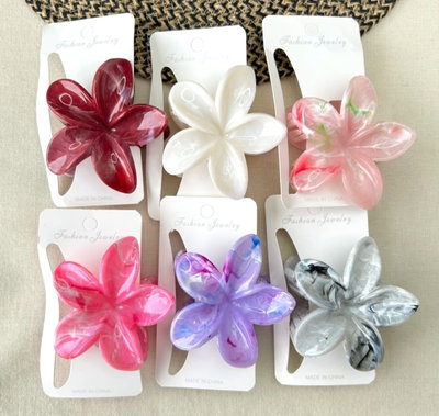 Traba cabello Flor HAWAII (9cm)