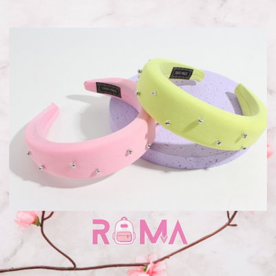 Vincha / Diadema con perlas decorativas 