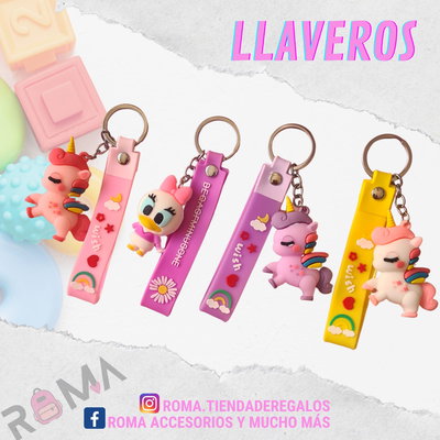 Llaveros Unicornio 