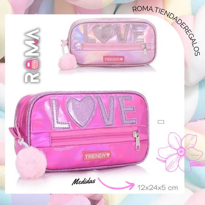 Cartuchera LOVE TRENDY 