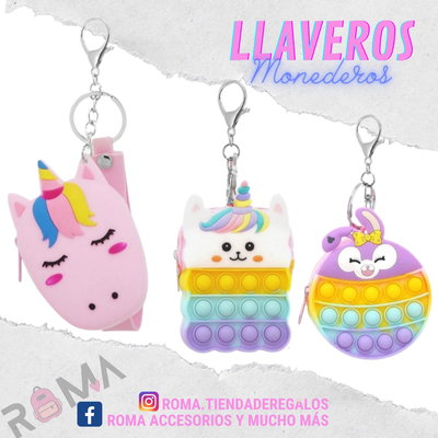 Llaveros Monederos (Varios modelos)