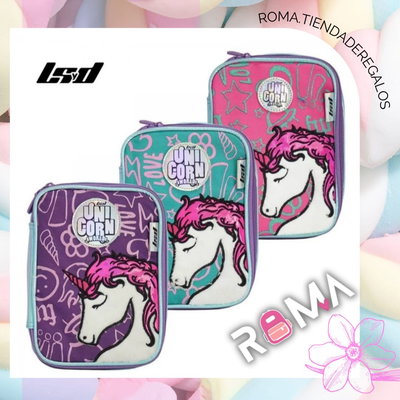 Cartuchera Unicorn (2 compartimientos)