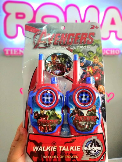 Walkie talkie super héroes  AVENGERS