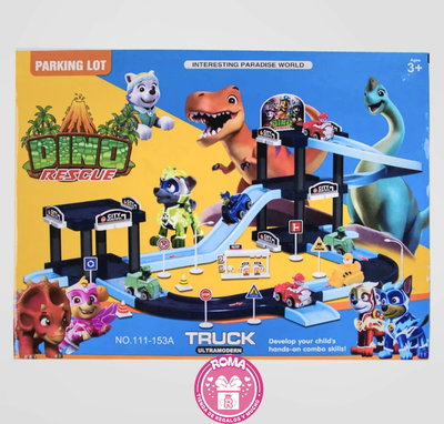 Pista PAW PATROL DINOS . 3 FORMAS DIFERENTE DE ARMADO giganteeee!!!!