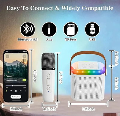 Parlante KARAOKE + 1 micrófono