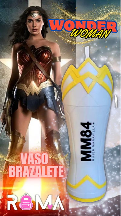 Vaso mujer maravilla  750ml