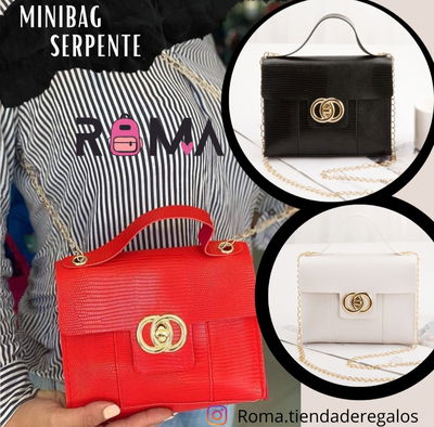 Mini bag SERPENTE ROJO