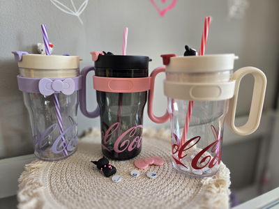 VasoS COCA COLA DOBLE PICO Kitty/ MICKEY