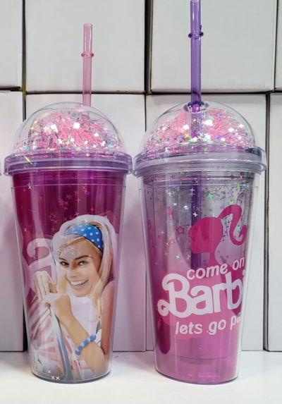 Vaso barbie con luces 