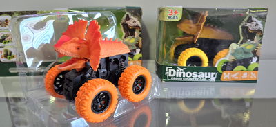 Camioneta DINOSAURIO a fricción con amortiguadores 