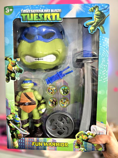 LEONARDO tortigas ninjas set completo gigante!