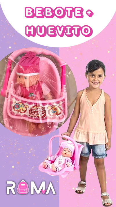Bebote + huevito + accesorios 