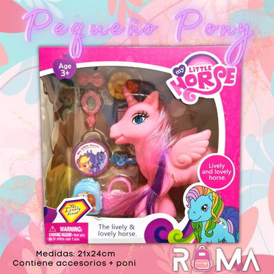 Pony gigante+ accesorios 