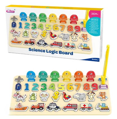 Puzzle magnético didáctico 