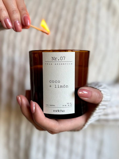 Vela coco+ limón 