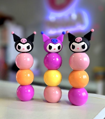 Marcadores bolita KUROMI x 3 unidades 