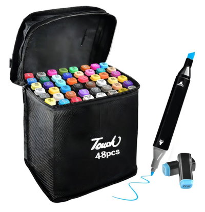 Marcadores TOUCH DOBLE punta x 48 unidades