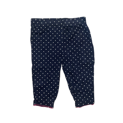 CARTERS - Pantalón beba lunares 0-3 meses como nuevo