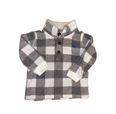 CARTERS - Buzo 9-12 meses cuadros impecable 