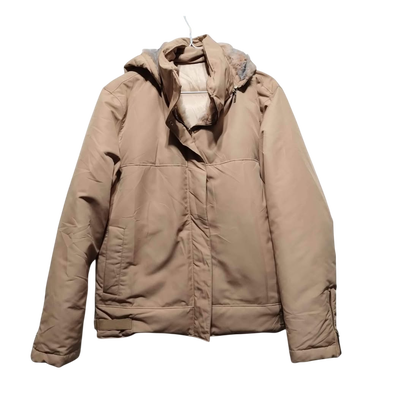 Campera mujer abrigo talle M/L beige importada impecable