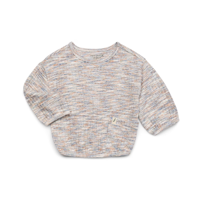 EASY PEASY - Buzo/remera algodón jaspeada 3 meses nuevo
