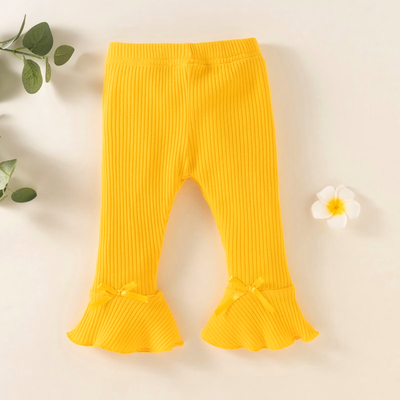 SHEIN - Calza oxford beba amarilla 12 meses nueva