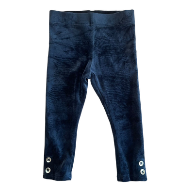 Calza leggings plush negra 12 meses