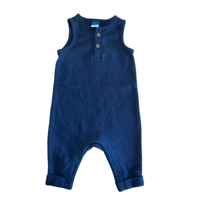 OLD NAVY - Enterito algodón waffle azul 3 meses