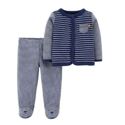 CARTERS - Conjunto bebé rayado 0-3 meses