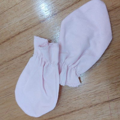 Guantes mitones bebé rosa