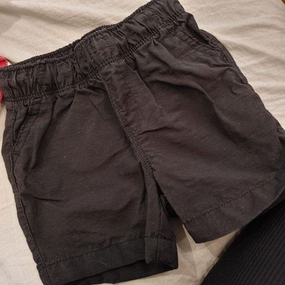 JUMPING BEANS - Short bebé negro 6-9 meses