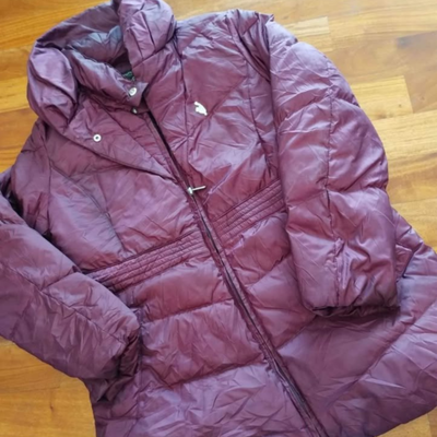 IMPERIAL - Campera mujer plumas talle M/L