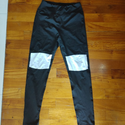 SHEIN - Calza leggings lycra bicolor talle M