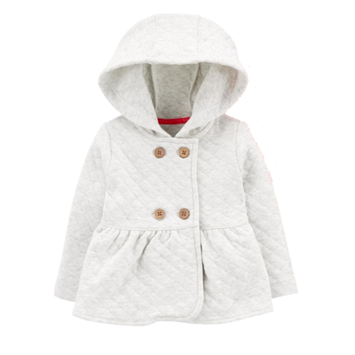 CARTERS - Campera algodón gris 12 meses nueva