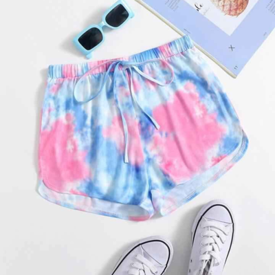SHEIN - Short tie dye mujer talle L chico