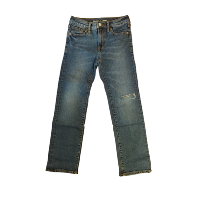 OLD NAVY - Jean recto talle 10 con rotura