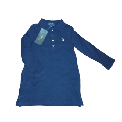 POLO RALPH LAUREN - Vestido chomba niña beba talle 2T