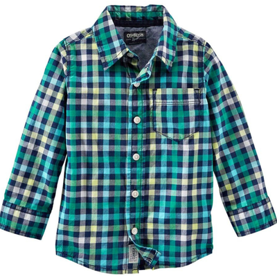 OSH KOSH - Camisa cuadros talle 7