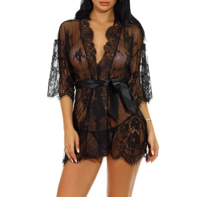 SHEIN - Bata encaje talle M