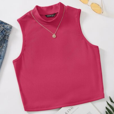 SHEIN - Musculosa crop polera XS