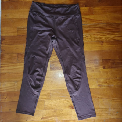 SHEIN - Calza leggings lycra chocolate talle XL