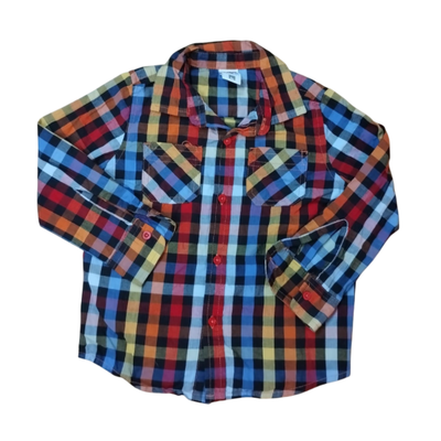 HEALTHEX - Camisa cuadros niño 4T nueva