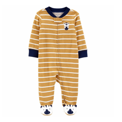 CARTERS - Enterito algodón cebra 0-3 meses nuevo