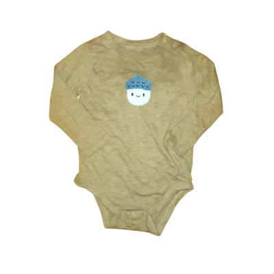 GARANIMALS - Body marrón 12-18 meses nuevo con detalle