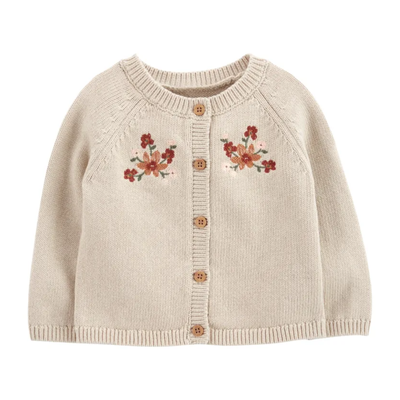 CARTERS - Saquito beba bordado 12-18 meses nuevo