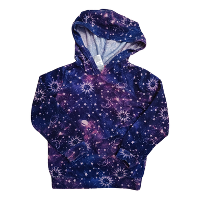 Buzo de micropolar estampado planetas talle 4-5 nuevo
