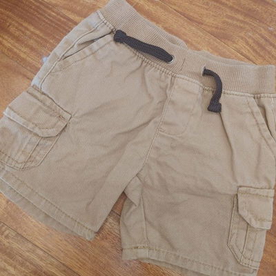 US POLO - Bermuda beige 6-9 meses